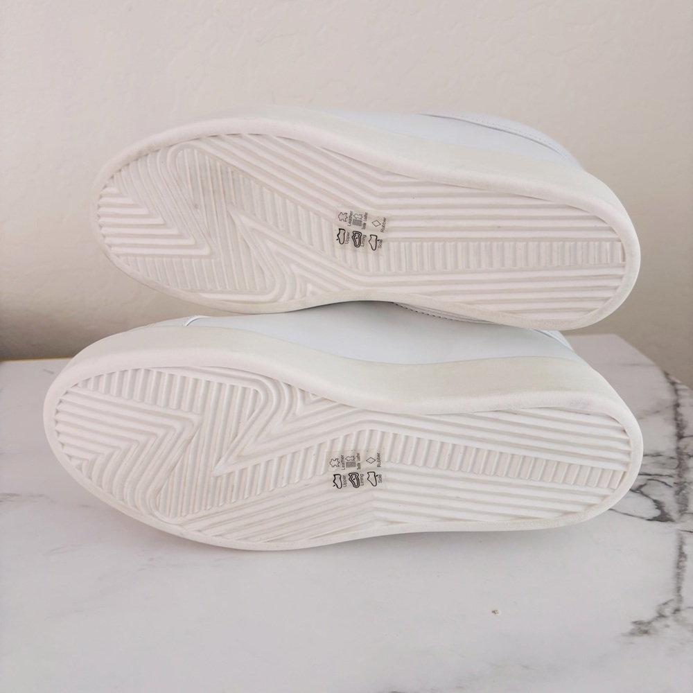 Rag & Bone‎ Retro Pro Leather Chunky Sneakers Size 39 US 9 White Black Ortholite - Picture 11 of 12